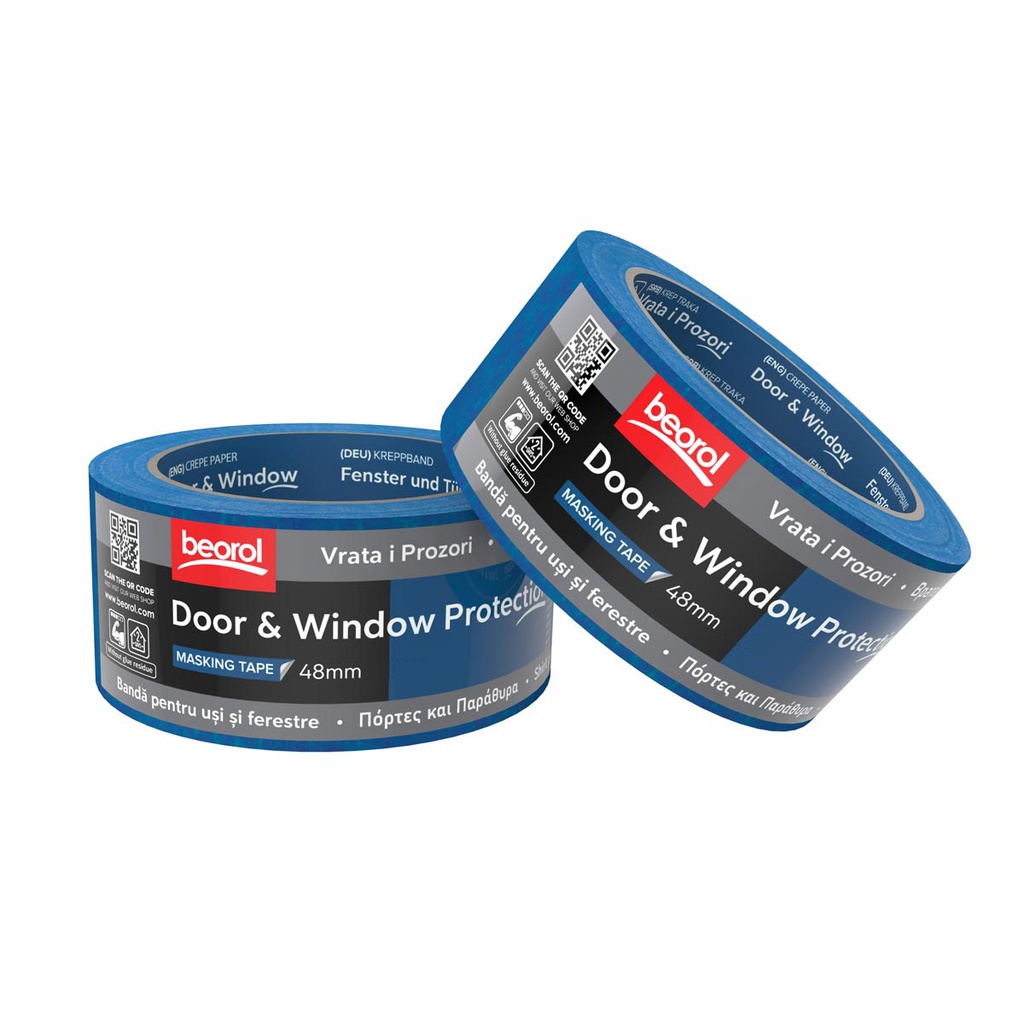 Masking tape Door &amp; Window protection 48mm x 50m