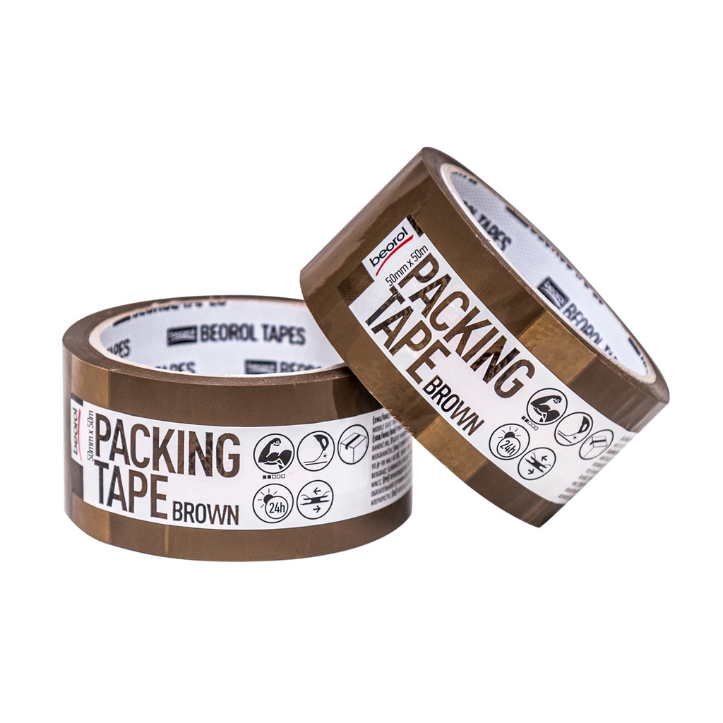 Packing tape brown 50mm x 50m