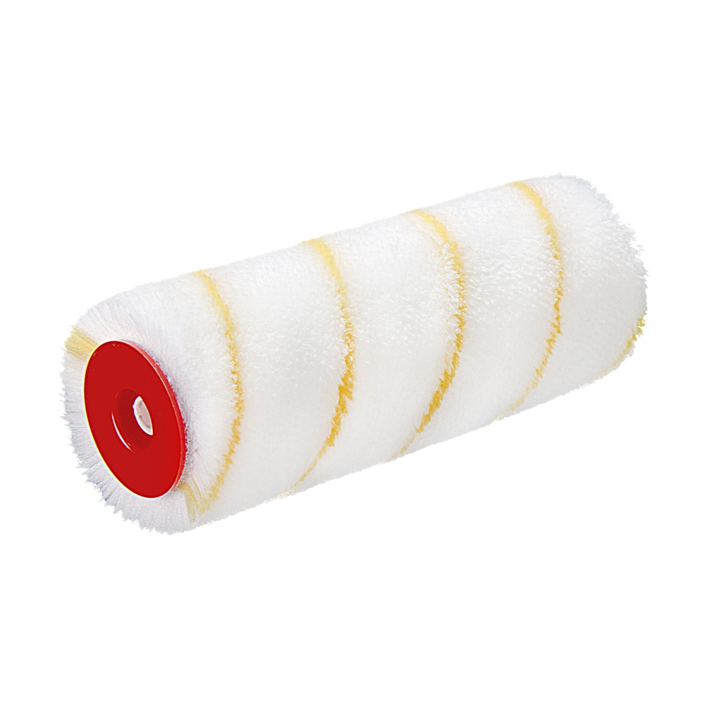 Paint roller Yellow Line 18cm Ø8 charge thermofusion
For acrilic paints in flat and semiflat  surfaces up to 15.000 sqm