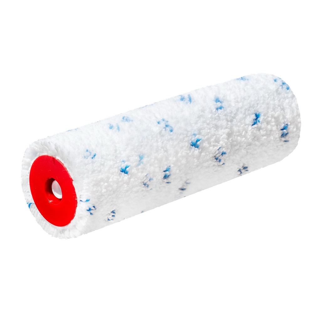 Paint roller microfiber Blue dot 23cm  Ø8 charge thermofusion