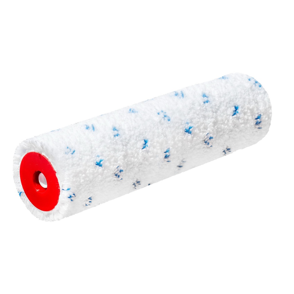 Paint roller microfiber Blue dot 25cm  Ø8 charge thermofusion