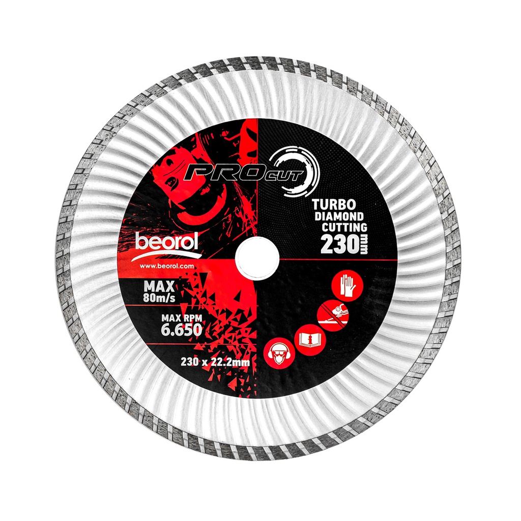 230mm turbo diamond cutting disc