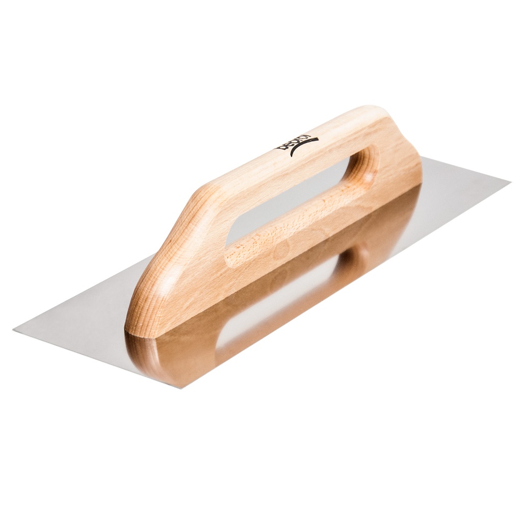 Plastering trowel, 480x130, woden handle