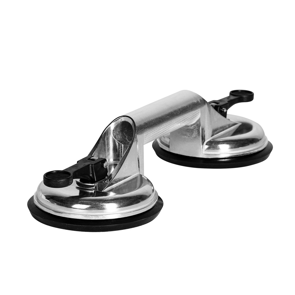 Aluminium suction cup double