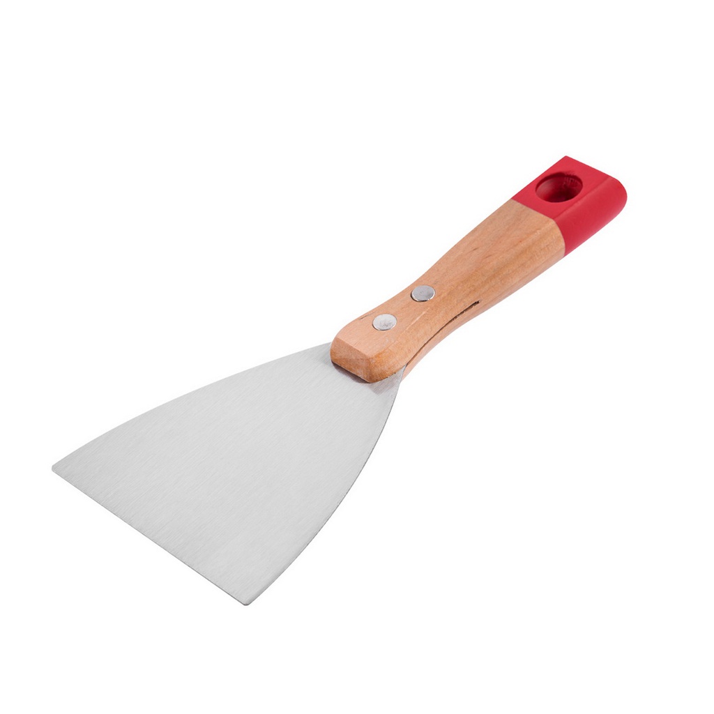 Scraper top painting wooden handle with hole 100mm