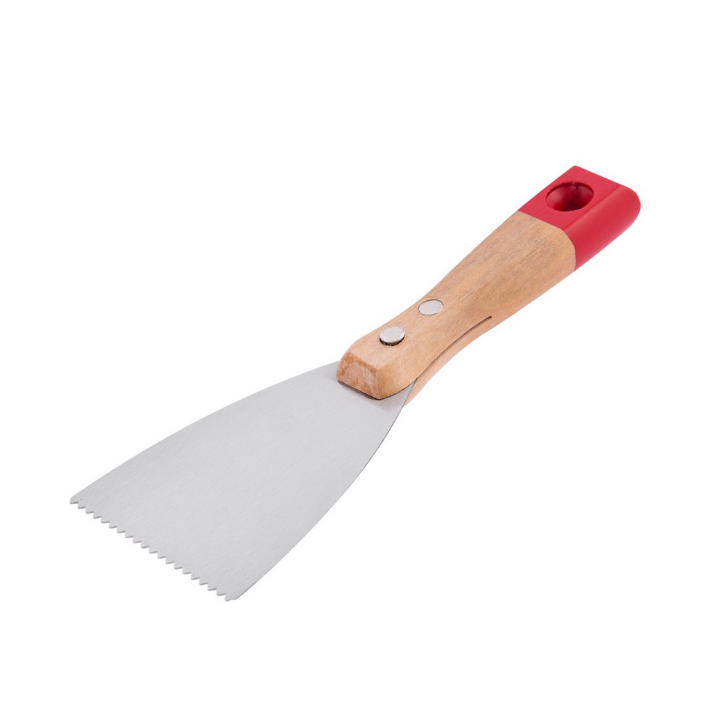 Scraper top painting wooden handle with hole 80mm