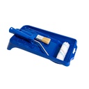 Boys Painting Set-blue: Paint tray 15x32,Brush 30mm, mini roller Blue Line 10cm  with handle