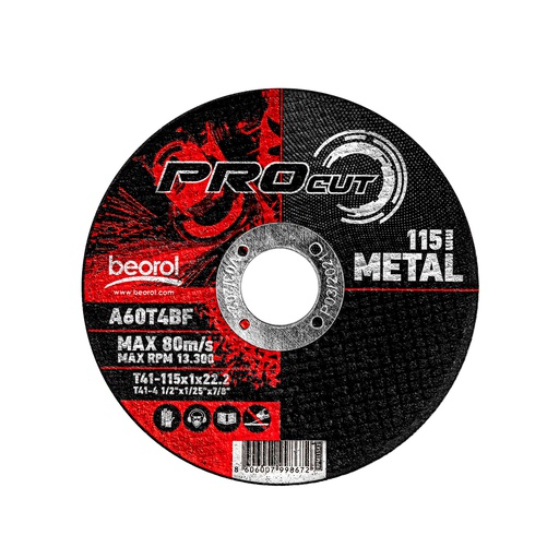 [RPM115x1] Cuttoff wheel for metal 115x1mm
