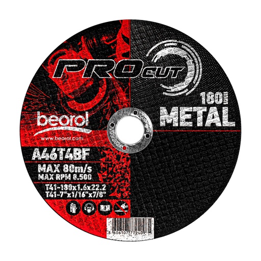 [RPM180X1.6] Cuttoff wheel for metal 180x1.6mm