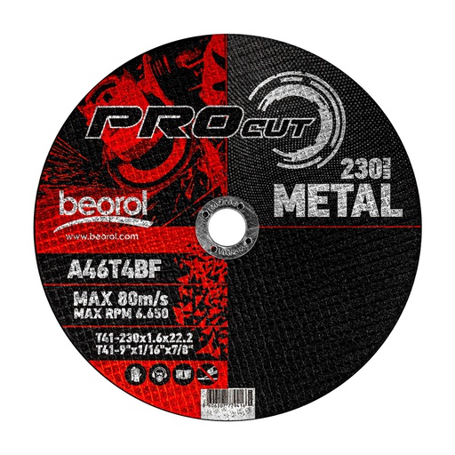 [RPM230X1.6] Cuttoff wheel for metal 230x1.6mm