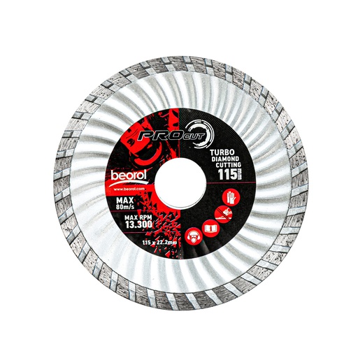 [RPDT115] 115mm turbo diamond cutting disc