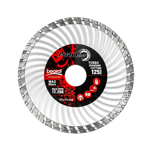 [RPDT125] 125mm turbo diamond cutting disc