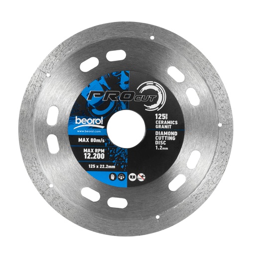 [RPDKG125] Diamond cutting disc for ceramic and granite 125mm