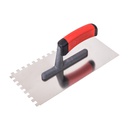 Plastering trowel stainless steel rubber h.8x8