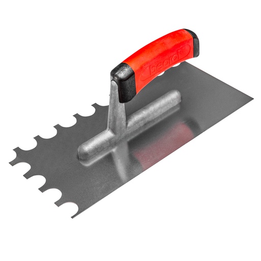 [GRSPP] Plastering trowel stainless steel halfround notch