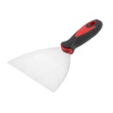 Scraper rubber-plastic handle with hole,steel 6”