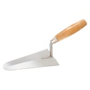 Bricklaying trowel, wooden handle, heavy duty,180