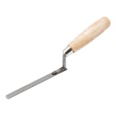 Bricklaying trowel, wooden handle